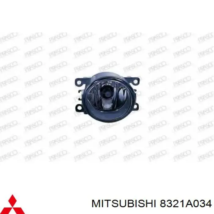 Фара протитуманна, ліва/права Mitsubishi 8321A034 ціна, від 22.32 USD