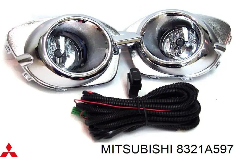 8321A597 Mitsubishi ободок/окантовка фари протитуманної, лівий