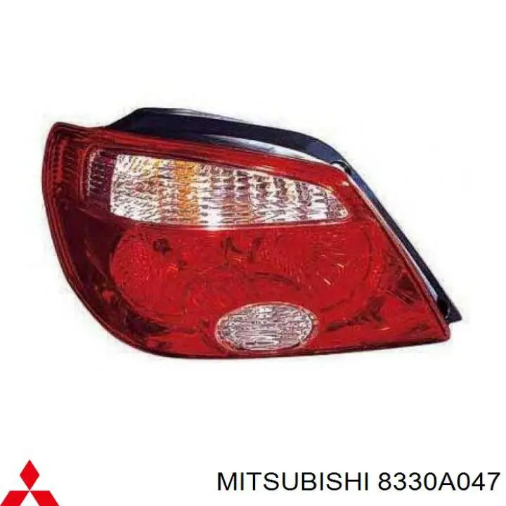 MN175253 Mitsubishi ліхтар задній лівий