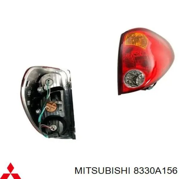 Ліхтар задній правий Mitsubishi L 200 (KA_T, KB_T) (Міцубісі Л200)
