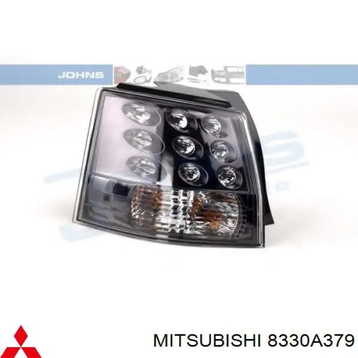 8330A379 Mitsubishi ліхтар задній лівий, зовнішній