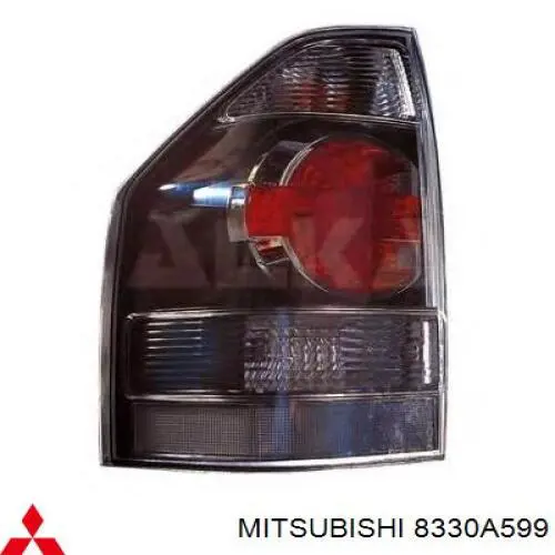 Ліхтар задній лівий Mitsubishi 8330A599 ціна, від 106.48 USD