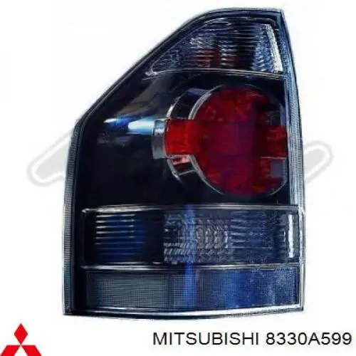 8330A357 Mitsubishi ліхтар задній лівий