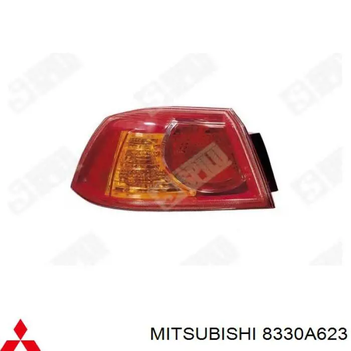 Задня ліва зовнішня фара Mitsubishi 8330A623 ціна, від 75.16 USD