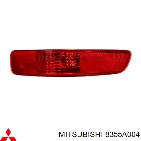Катафот (відбивач) заднього бампера, правий ZMB201306L Signeda