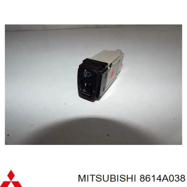 8614A038 Mitsubishi кнопка коректора фар