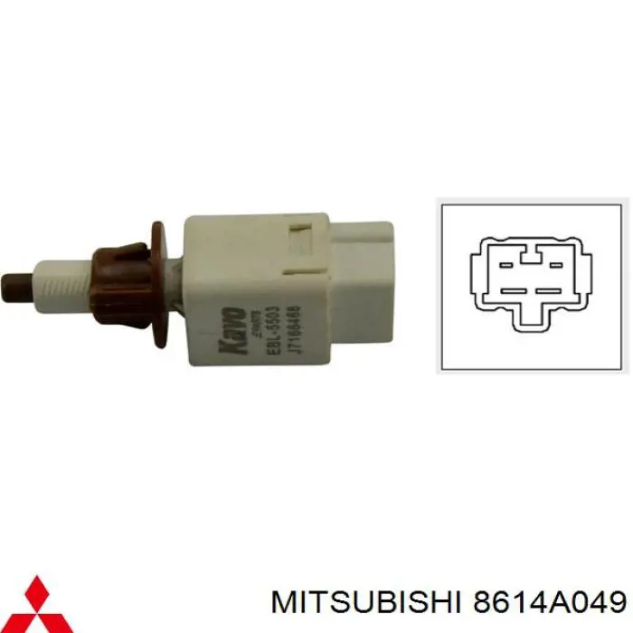 Купити EBL5503 Kavo Parts Датчик педалі гальма