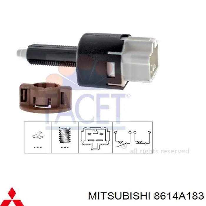 8614A183 Mitsubishi датчик включення стопсигналу
