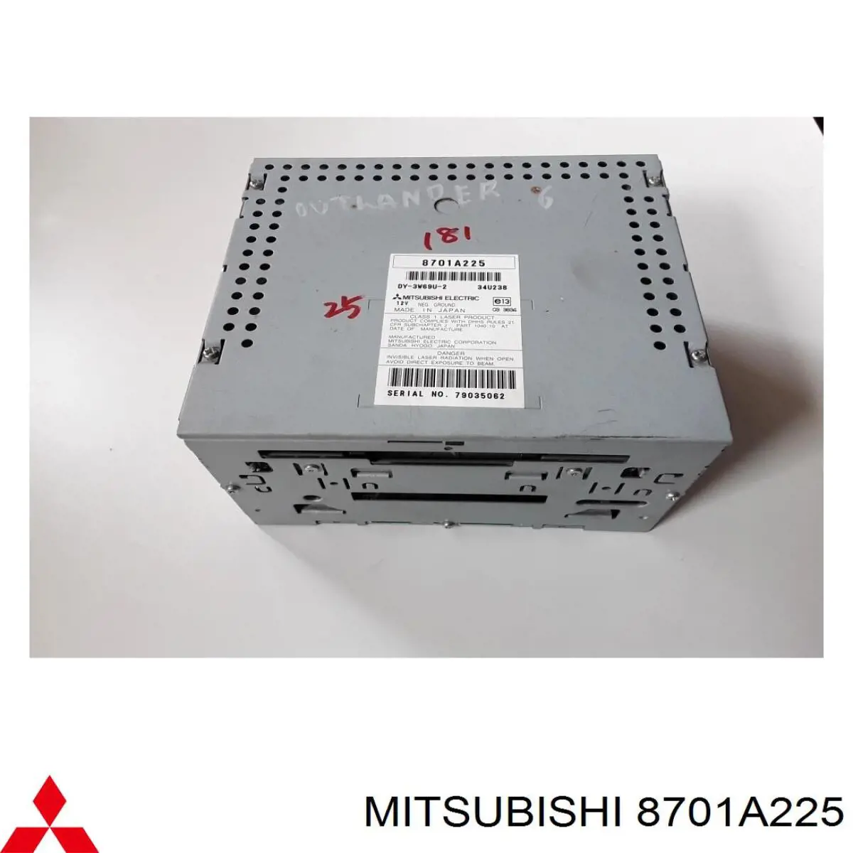 8701A225 Mitsubishi магнітола (радіо am/fm)