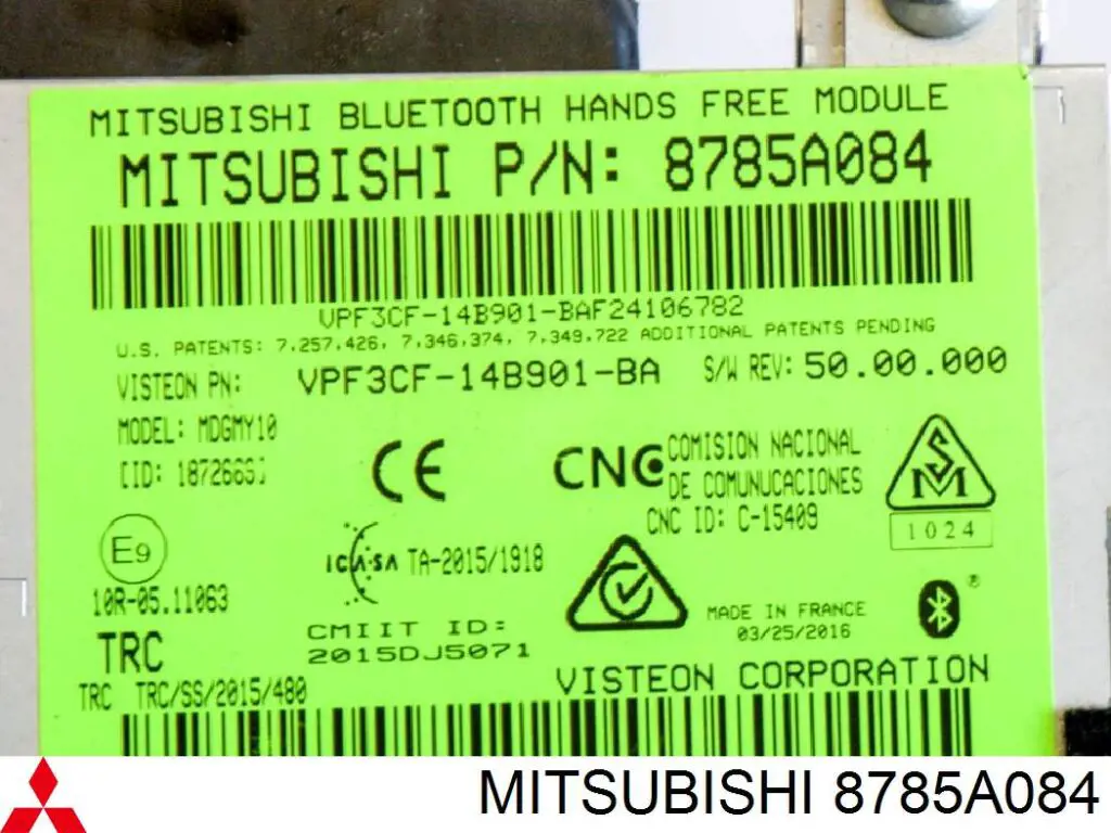 Блок керування Bluetooth Mitsubishi 8785A026 ціна, від 33.61 USD