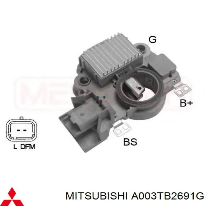 Генератор A003TB2691G Mitsubishi