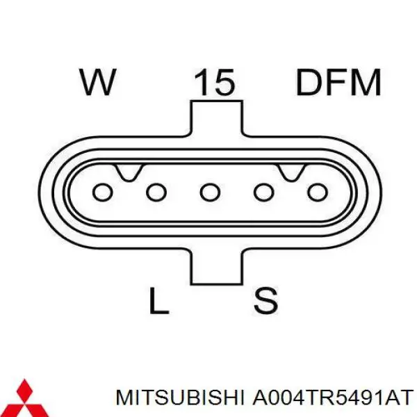 Купити A004TR5491AT Mitsubishi Генератор