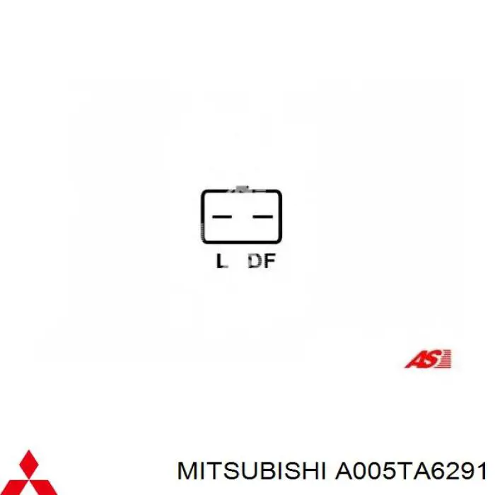 A005TA6291 Mitsubishi Авто генератор