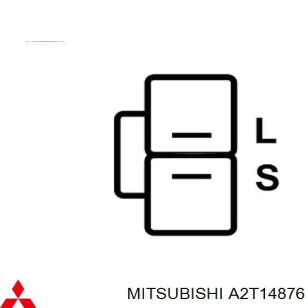 Генератор автомобільний Mitsubishi A2T14376