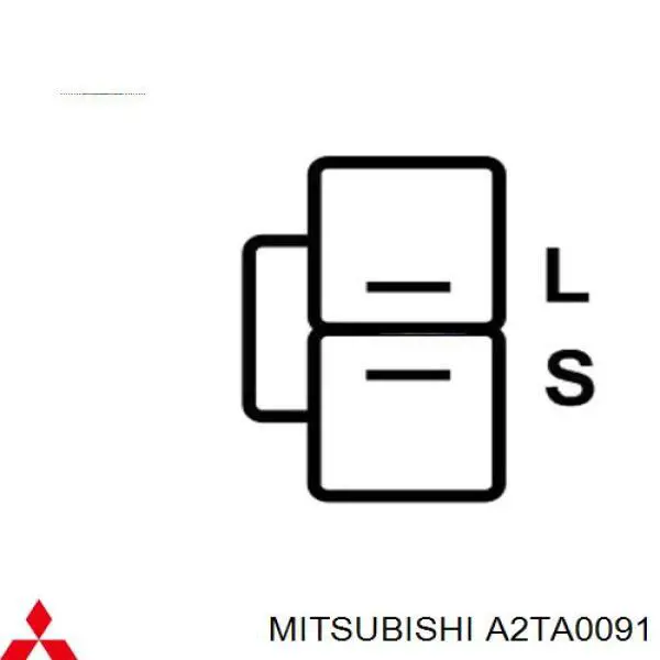 A2T35092 Mitsubishi Авто генератор