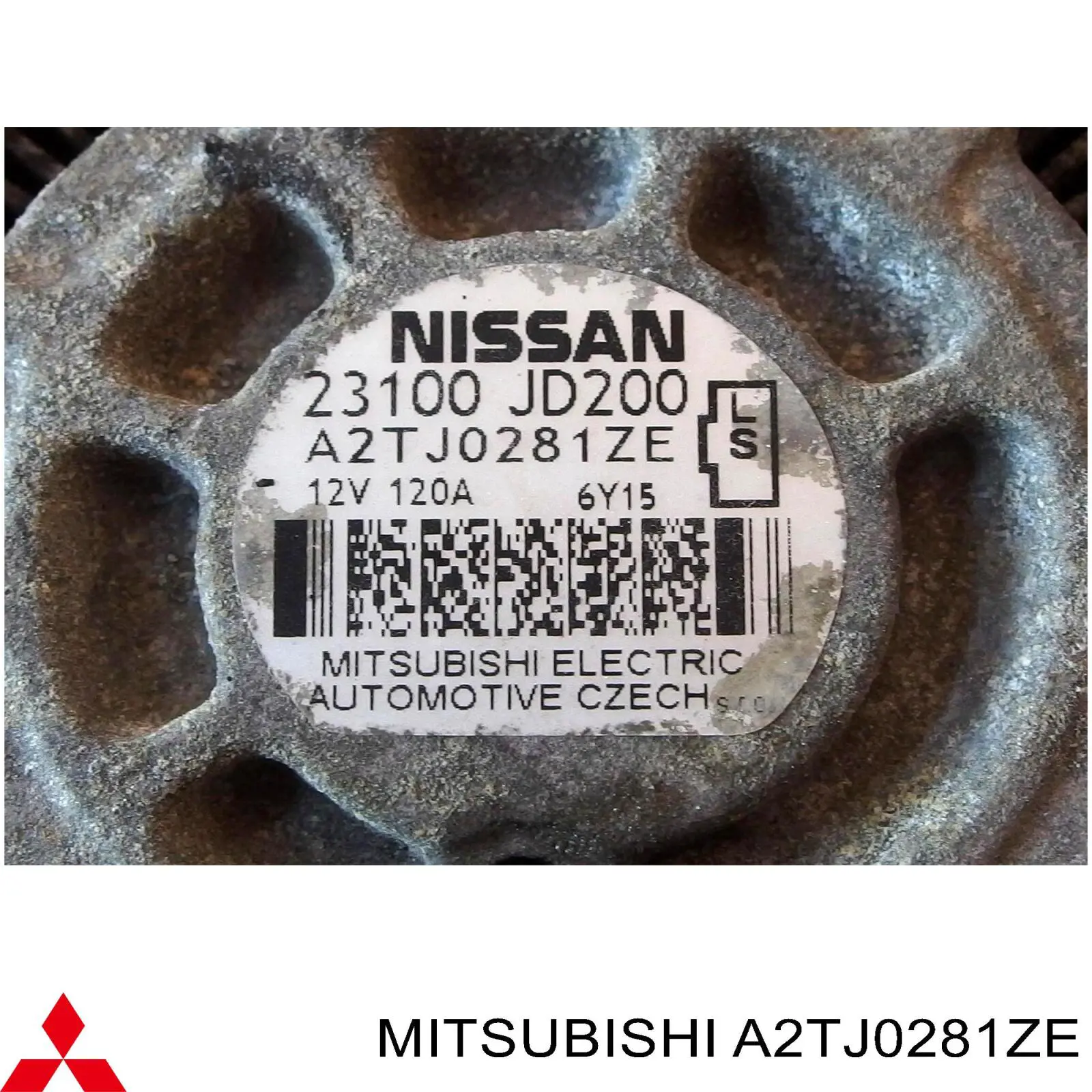 Генератор A2TJ0281ZE Mitsubishi