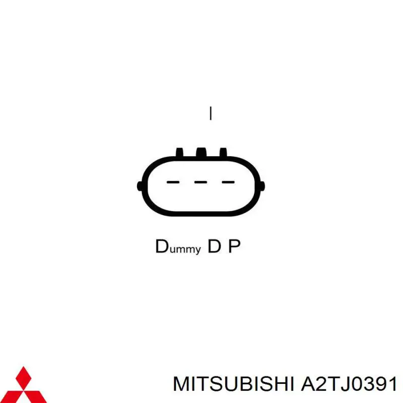 A2TJ0392 Mitsubishi генератор