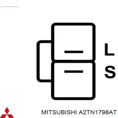 Генератор Mitsubishi A2TN1798AT ціна, від 161.55 USD
