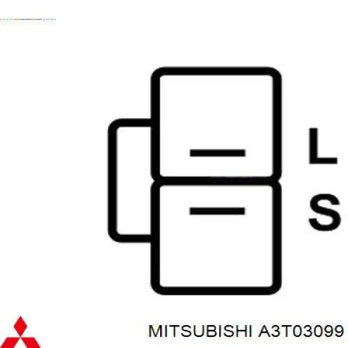 A3T03099 Mitsubishi генератор