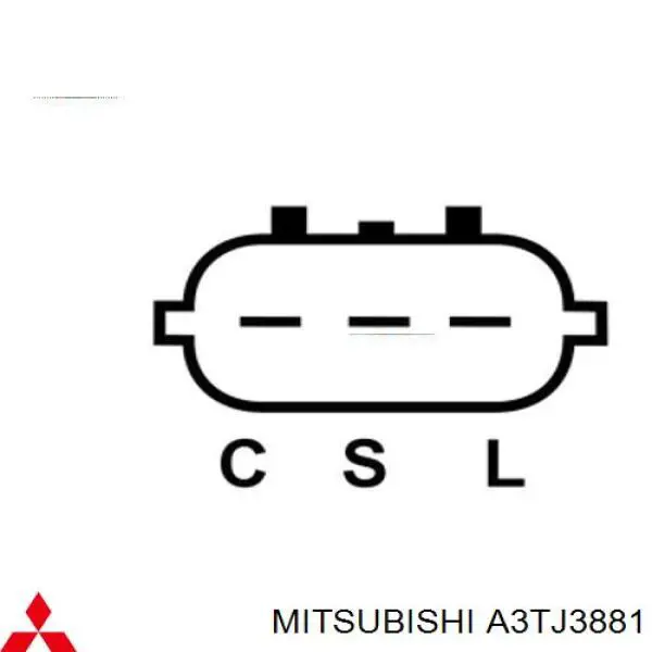 Купити A3TJ3881 Mitsubishi Генератор