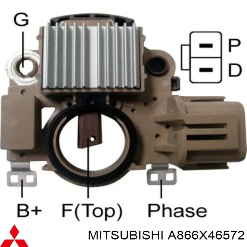 Реле регулятор генератора MITSUBISHI A866X46572