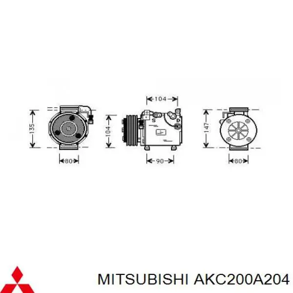 Компресор системи кондиціювання DRI 700510623 ціна, від 190.03 USD