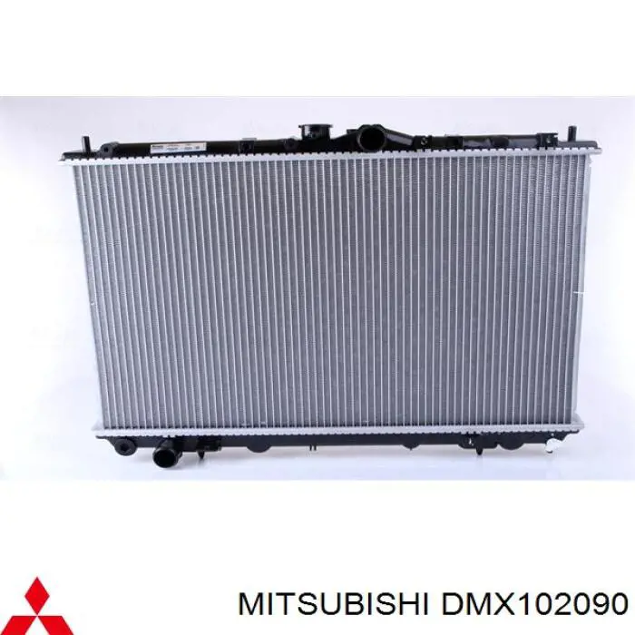DMX102090 Mitsubishi Радіатор охолодження двигуна