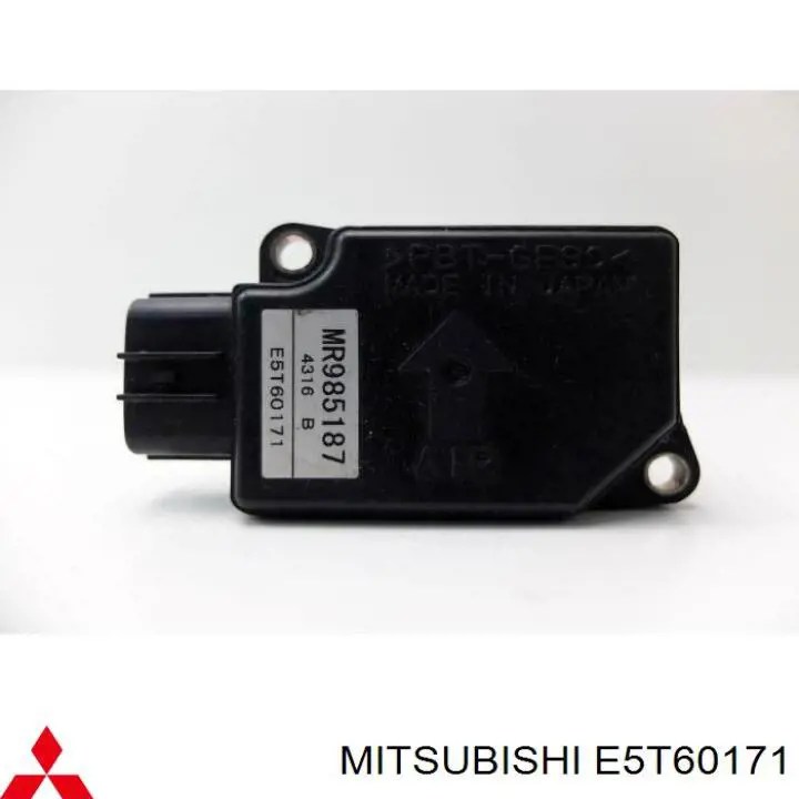 Датчик потоку (витрати) повітря, витратомір MAF - (Mass Airflow) Mitsubishi Galant (Міцубісі Галант)