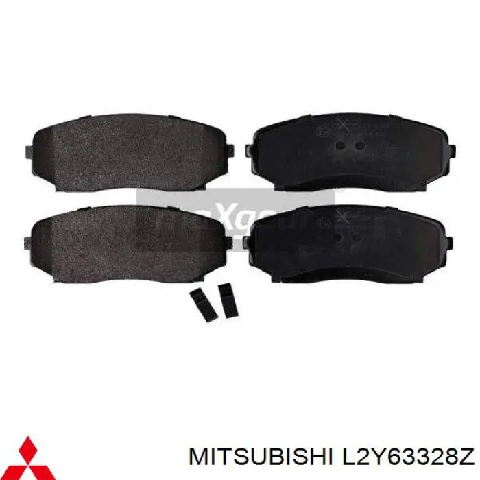 Колодки гальмівні передні, дискові L2Y63328Z Mitsubishi