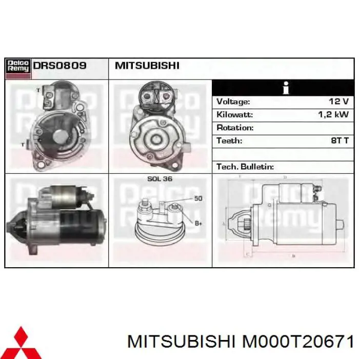  M000T20671 Mitsubishi