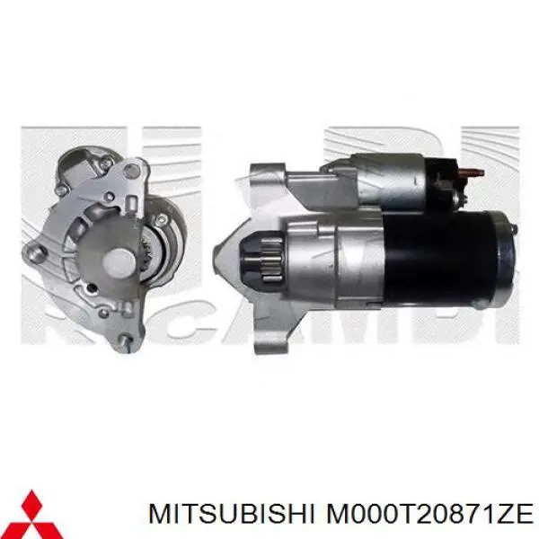 Стартер M000T20871ZE Mitsubishi