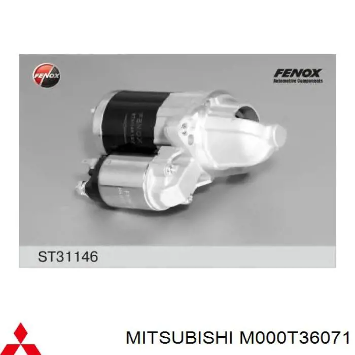 M000T36071 Mitsubishi Стартер двигуна