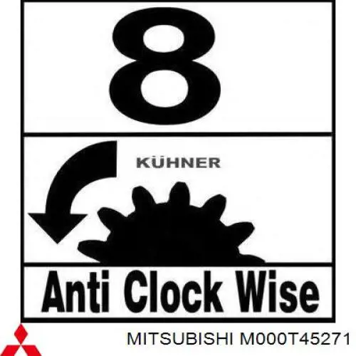Купити M000T45271 Mitsubishi Стартер