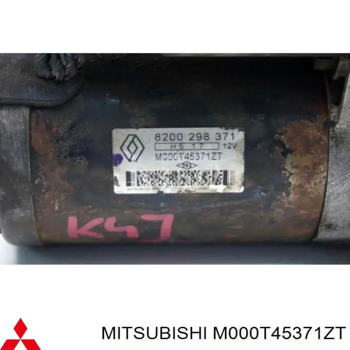 Стартер M0T45371ZT Mitsubishi