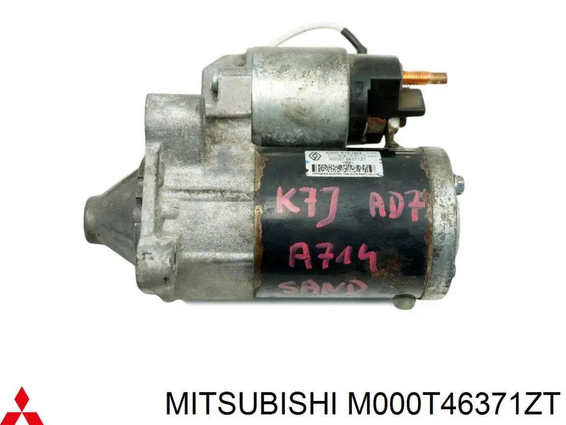 Стартер M000T46371ZT Mitsubishi