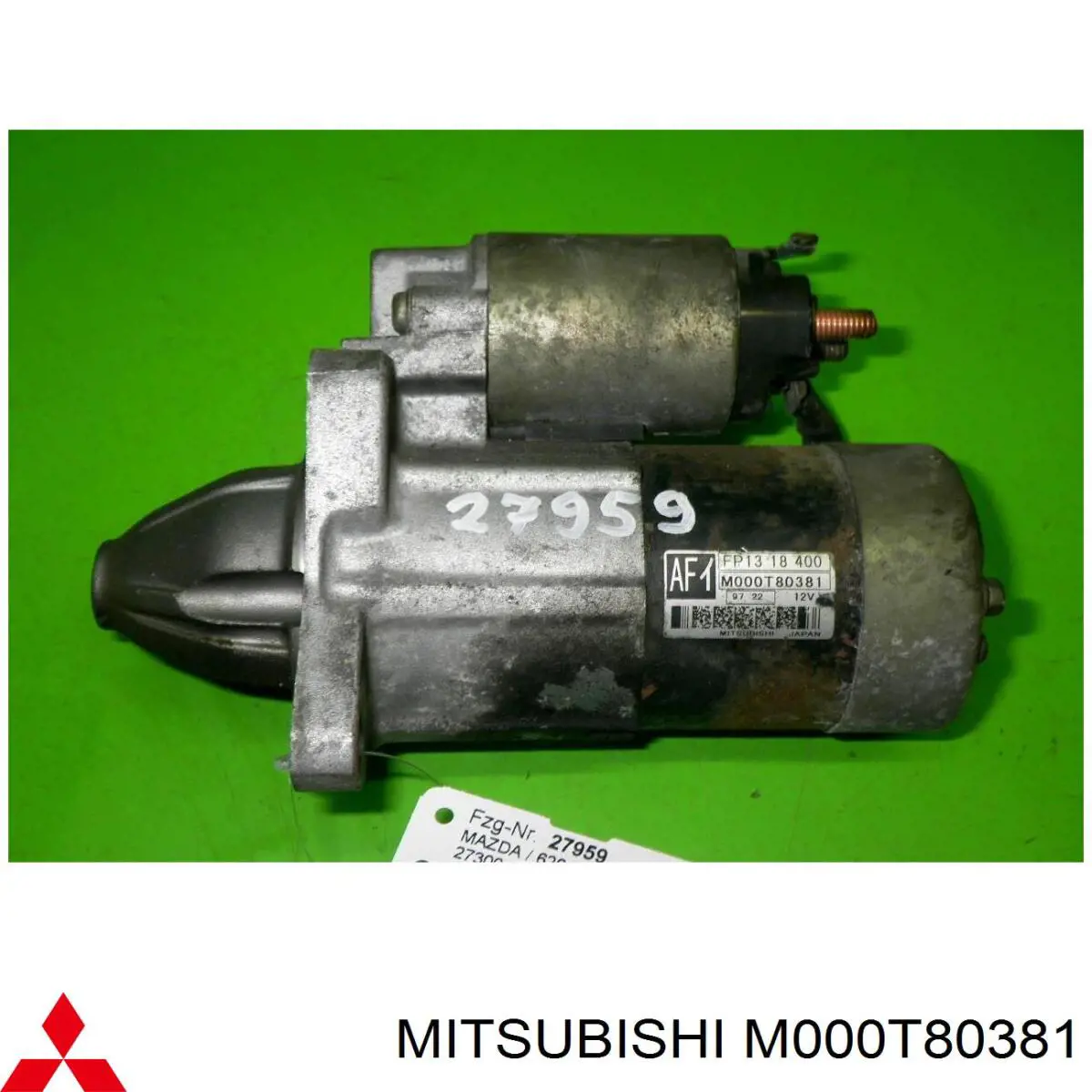 Стартер автомобільний Mazda FP3418400A