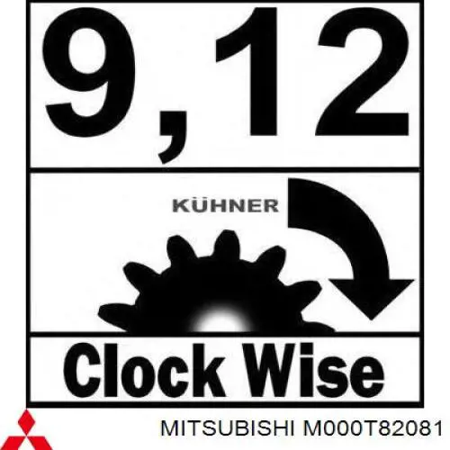 Купити M000T82081 Mitsubishi Стартер