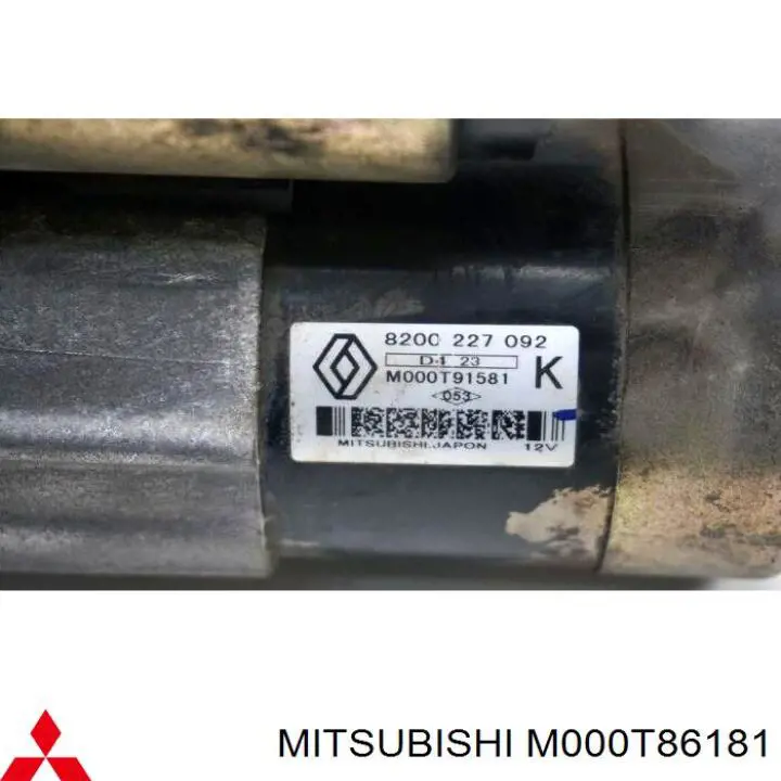 Купити M000T86181 Mitsubishi Стартер