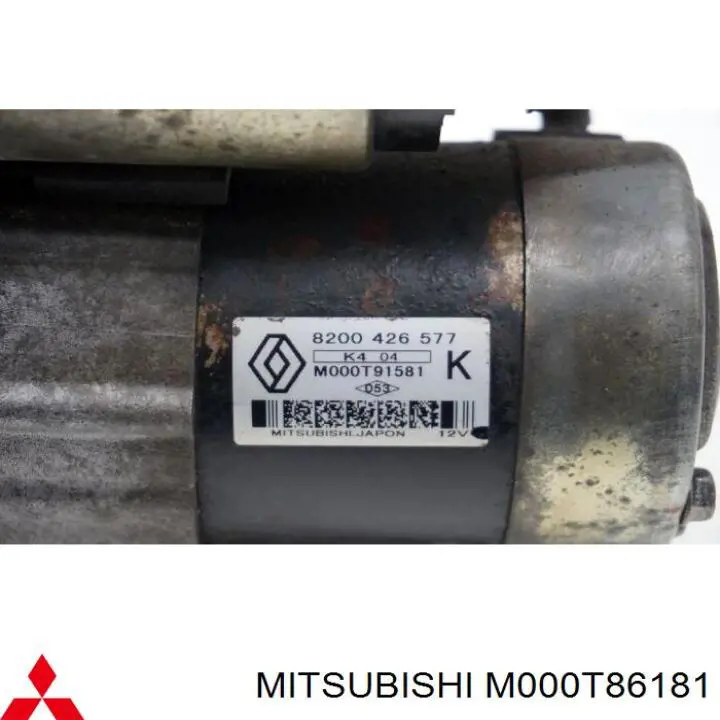 Стартер M000T86181 Mitsubishi