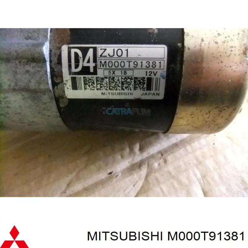 Стартер M000T91381 Mitsubishi