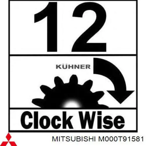 M000T91581 Mitsubishi Стартер двигуна