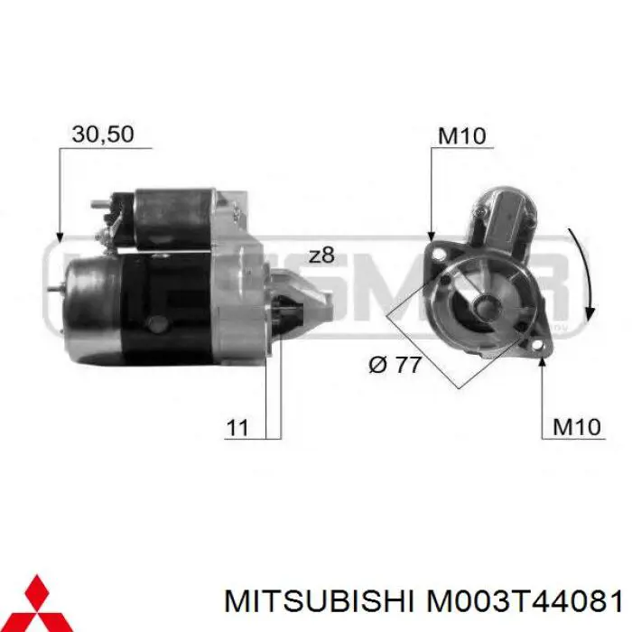  Mitsubishi M003T44081 ціна, від 33.15 USD