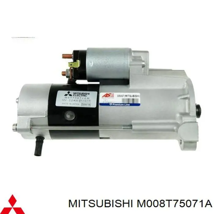 Купити M008T75071A Mitsubishi Стартер