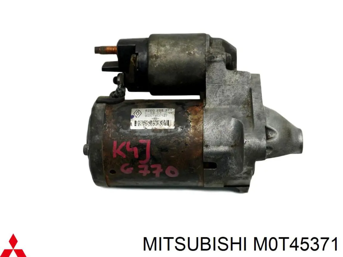 Стартер M0T45371 Mitsubishi