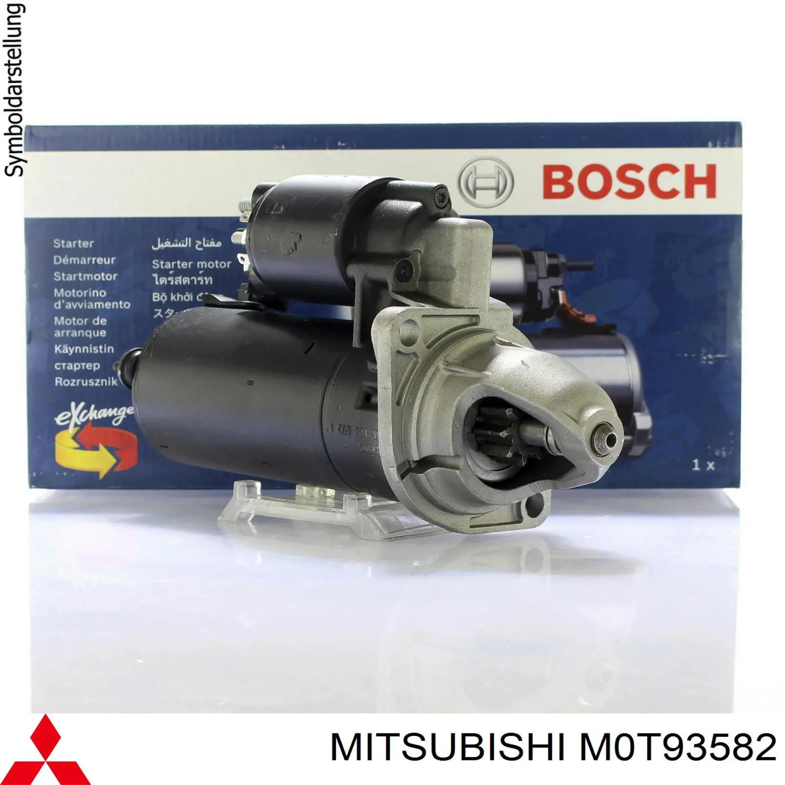 M0T93582 Mitsubishi Стартер двигуна