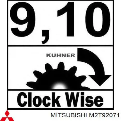 Купити M2T92071 Mitsubishi Стартер