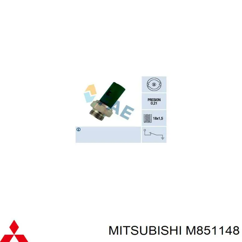 M851148 Mitsubishi датчик тиску масла