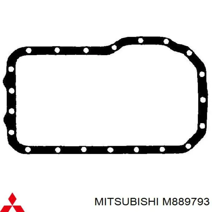 M889793 Mitsubishi прокладка піддону картера двигуна