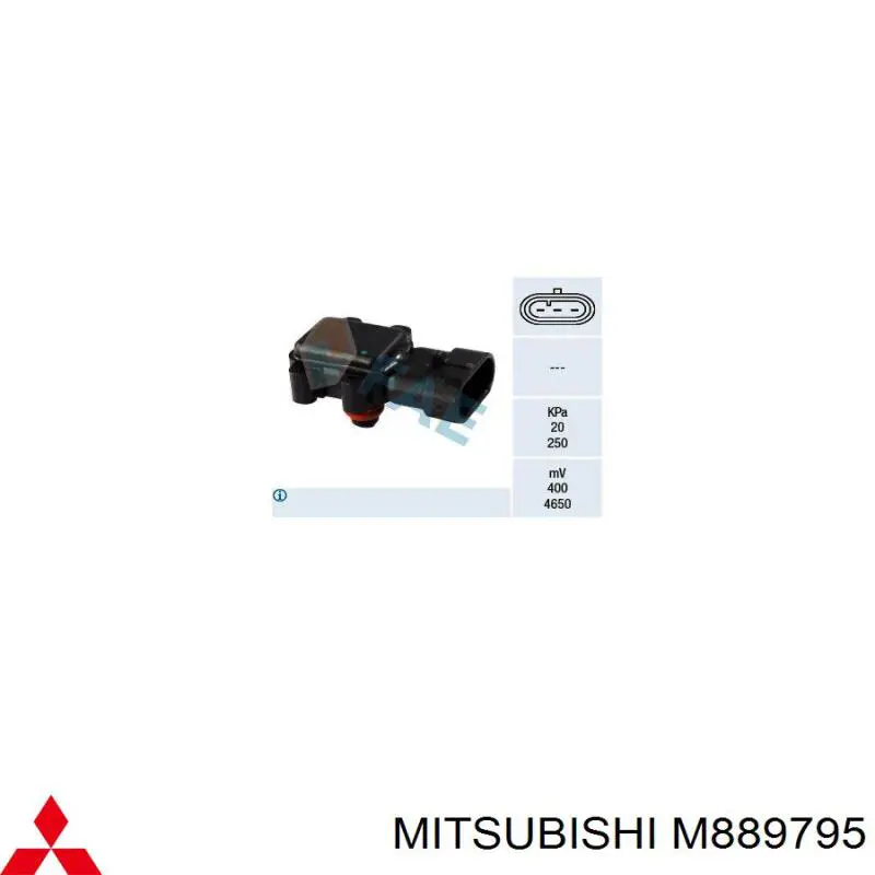 M889795 Mitsubishi Датчик наддува