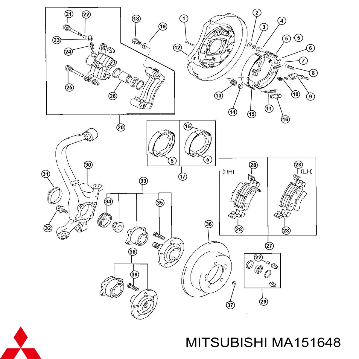 Купити MA151648 Mitsubishi 